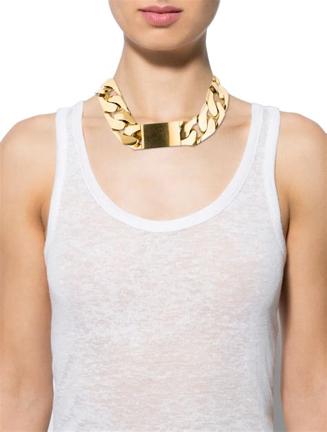 celine id choker necklace replica|Celine Necklace .